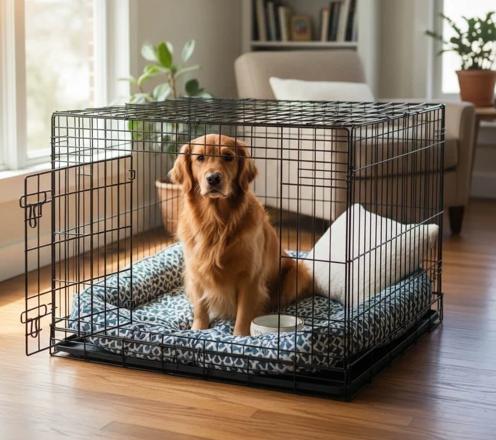Perfect crate size for a dog